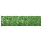 vidaXL Balkonscherm met groene bladeren 400x100 cm, Verzenden