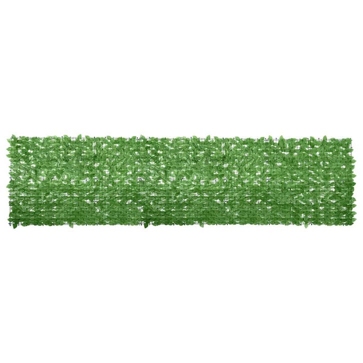 vidaXL Balkonscherm met groene bladeren 400x100 cm, Jardin & Terrasse, Parasols, Envoi