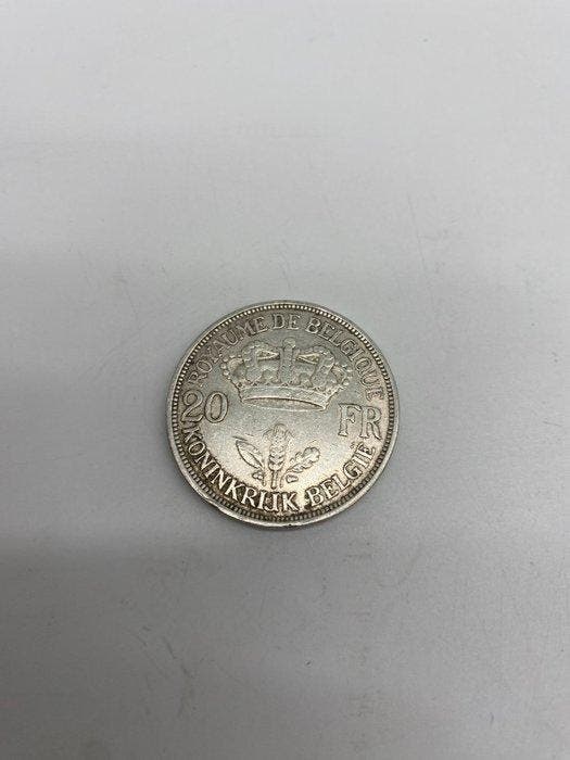 België. 1934-51 Lot de 9 pièces 20 francs en argent (Zonder, Postzegels en Munten, Munten | Nederland