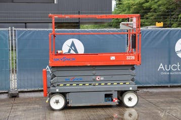Veiling: Schaarlift Skyjack SJ3226 Elektrisch 9.9m 2014, Ophalen