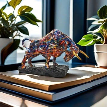Decoratief ornament - Limited Edition Wall Street Bull