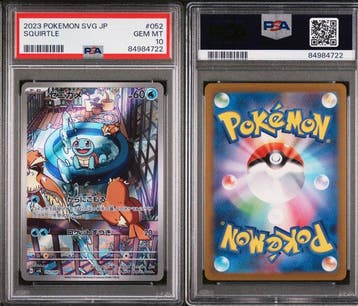 Pokémon - 1 Graded card - Squirtle 052/049 Full art, Foil -, Nieuw