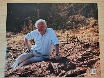 Sir David Attenborough - Planet Earth - Autograph, Photo, Nieuw