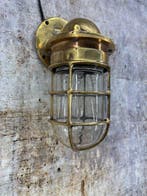 Cage light - Messing, Glas, Antiek en Kunst