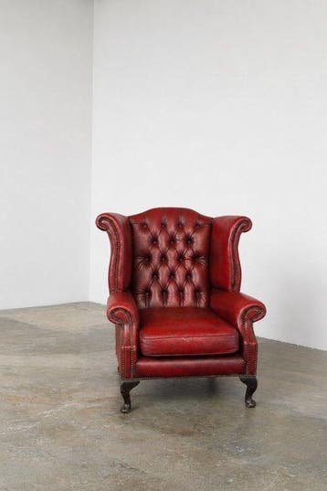 CHESTERFIELD QUEEN ANNE BRITISH - Fauteuil - Leder