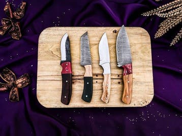 North America Black Smith Collectible Knife Handmade Skinner