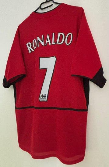 Manchester United 2002-2004 Home Shirt - Engelse