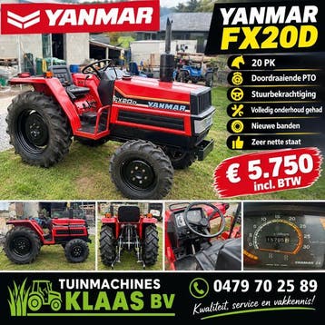 minitractors kubota iseki yanmar gerestaureerd gebruikt, Nieuw