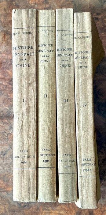 Henri Cordier - Histoire générale de la Chine et de ses, Antiek en Kunst