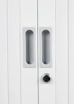 Nieuwe Roldeurkasten 140 x 120 x 45 cm Wit, Verzenden