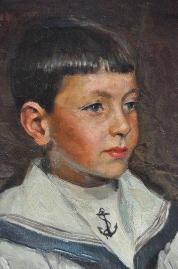 Harrington Mann (1864-1937) - Portrait de garçon