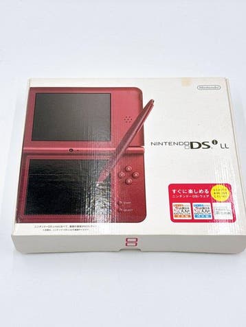 Nintendo - Nintendo DSi LL Wine Red Console CIB Tested, Nieuw