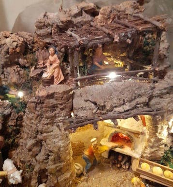 Kerststal - Hout