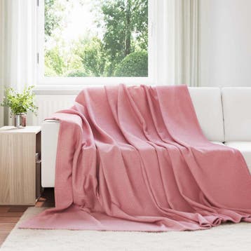 vidaXL Dekentjes 6 st Roze 240 x 220 cm 4.44 kg Fleece, Verzenden, Nieuw