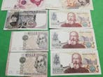 Italië. - 12 banknotes - various dates (Zonder minimumprijs), Postzegels en Munten