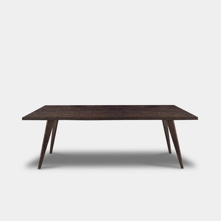 Tafel Boomstam Eikenhout  Hout Onderstel  300x100, Huis en Inrichting, Tafels | Eettafels