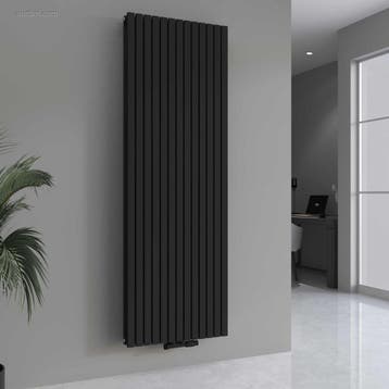 H1800xB600 Dubbele design radiator Vero mat zwart...
