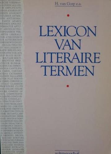 Lexicon van literaire termen 9789001341589 GORP, Verzenden, Gelezen, GORP