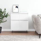 vidaXL Dressoir 60x35x70 cm bewerkt hout wit, Verzenden