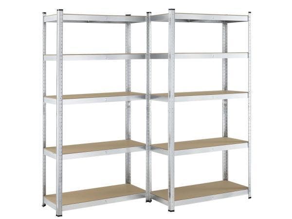 Veiling - 2 stuks Magazijnstelling - Basic - 180 x 90 x 40 c, Maison & Meubles, Armoires | Étagères