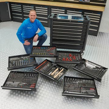 Datona Gereedschapswagen XL + Mach VII - Datona - Zwart, Ophalen of Verzenden, Nieuw