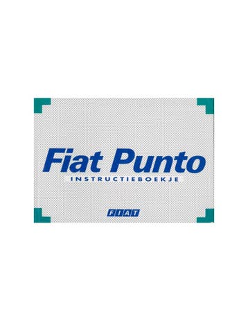 1995 FIAT PUNTO INSTRUCTIEBOEKJE NEDERLANDS, Ophalen of Verzenden