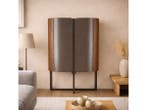 Veiling - Wandkast Walnoot - 160cm - Notenhout bruin - Bronz, Maison & Meubles, Armoires | Armoires murales