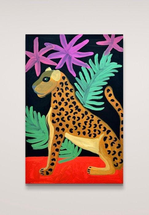 Aurora Camaiani - Waiting for the night, Antiek en Kunst, Kunst | Schilderijen | Modern