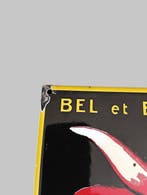 Emailleplaat - Oude emailleplaat La Vache qui Rit - Emaille