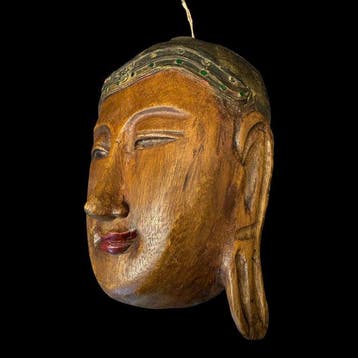 Bouddha - Bois (teck) - Thaïlande - Fin du XXe siècle, Antiquités & Art