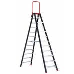Altrex dubbele trapladder Taurus 2×12 treden met steunbeugel, Ophalen of Verzenden, Nieuw, Trap, 2 tot 4 meter