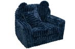 Kinderfauteuil Corduroy Blauw | Nieuw | Scherpe Prijs, Huis en Inrichting, Stoelen, Blauw, Nieuw, Ophalen of Verzenden, Eén