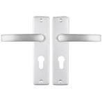 ODShop deurklink vierkant met kortschild PC55 aluminium F1, Doe-het-zelf en Bouw, Deuren en Vliegenramen, Nieuw