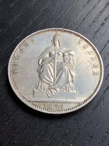 Duitsland, Pruisen Wilhelm II. Thaler (taler) 1871 /