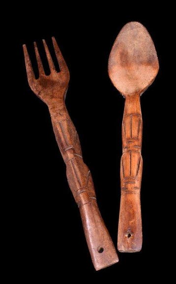 Ménagère (4) - Bois - Ustensiles de cuisine géants