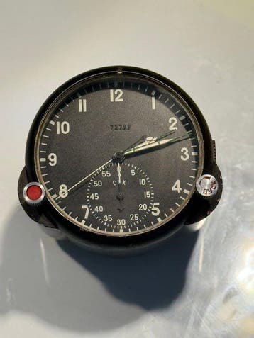First Moscow Watch Factory Horloge de cockpit soviétique