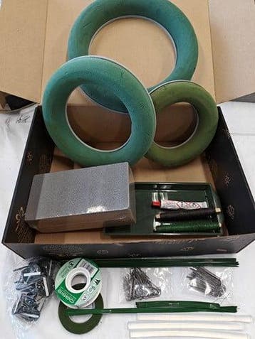 Kerstpakket startpakket hobby en bloemschikken basis 47,50, Hobby & Loisirs créatifs