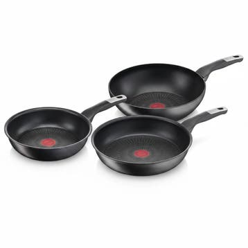 Tefal Unlimited pannenset 3-delig | Retourdeal 52% korting, Huis en Inrichting, Keuken | Potten en Pannen, Verzenden, Nieuw