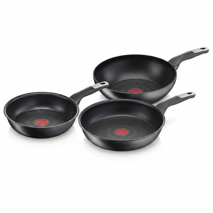 Tefal Unlimited pannenset 3-delig | Retourdeal 52% korting, Huis en Inrichting, Keuken | Potten en Pannen, Verzenden
