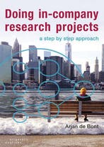 Doing in company research projects 9789046904190, Verzenden, Gelezen, Arjan de Bont