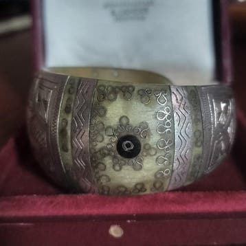 Touareg armband - Zilver, hoorn - Noord-Afrika - de tweede