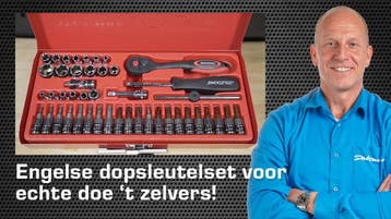 Smoos Dopsleutelset 1/4 opname 45-delig Engels - Smoos, Doe-het-zelf en Bouw, Ophalen of Verzenden, Nieuw