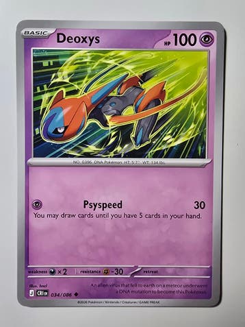DEOXYS (CHAOS RISING 034/086) (TRADING CARD)