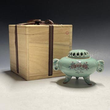 Japanese Celadon Koro -  - Wierookbrander - Aardewerk -
