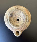Oud-Romeins, Keizerrijk Terracotta olielamp, Antiek en Kunst
