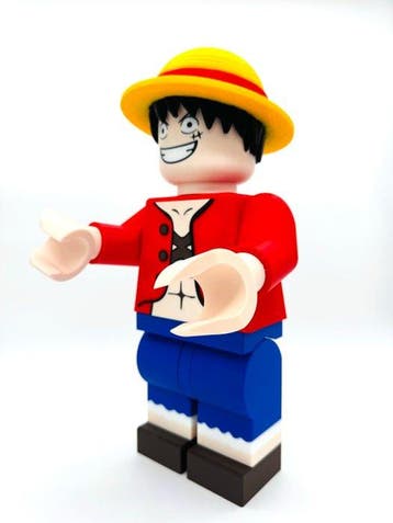 Lego Merchandise - Luffy lego oversize, Nieuw