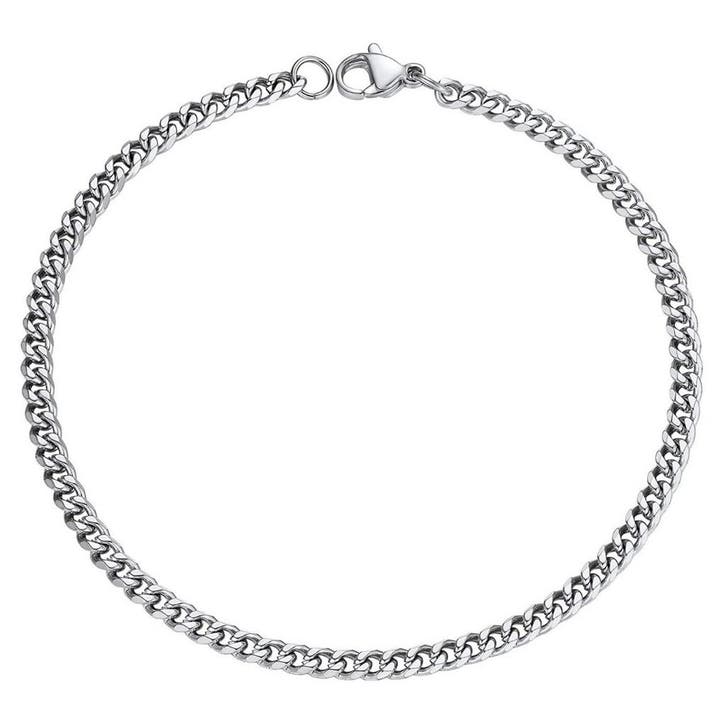 Fako Bijoux - Schakelarmband Gourmet - Cuban Link - Staal -, Handtassen en Accessoires, Armbanden, Verzenden