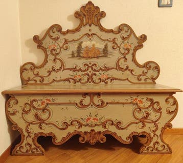 Coffre de rangement de jardin - Bois - Banc-coffre fait à la