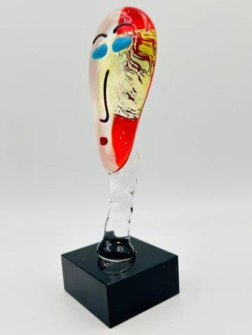 Handmade Murano glass - sculptuur, Viso ispirato a