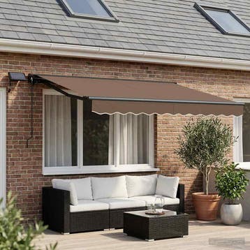 vidaXL Handmatige zonnetent met zonne-energie ledverlichting, Verzenden, Nieuw